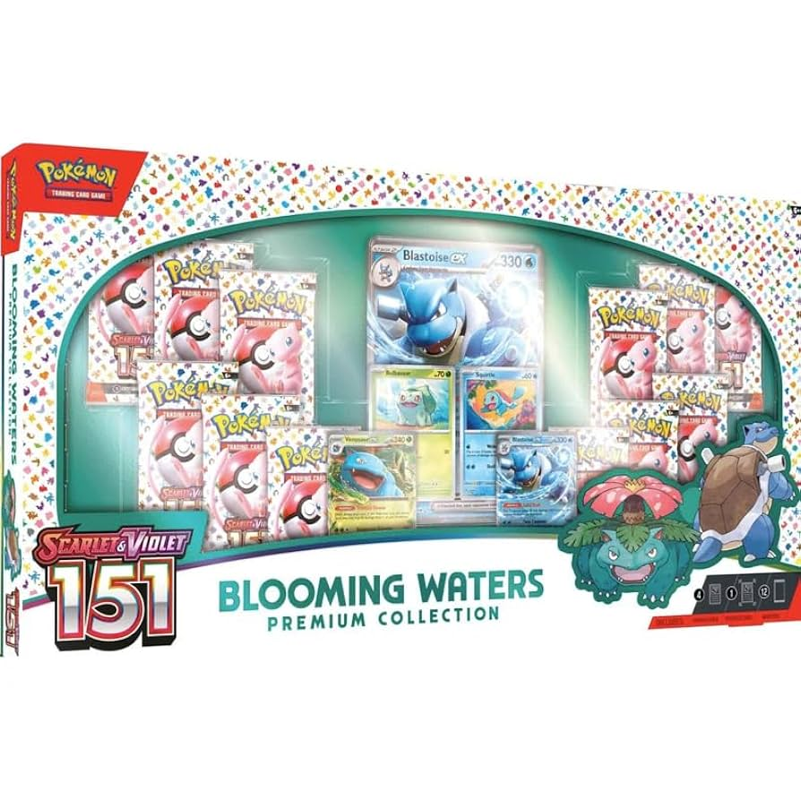Pokémon TCG: Colección Blooming Waters 151 Premium
