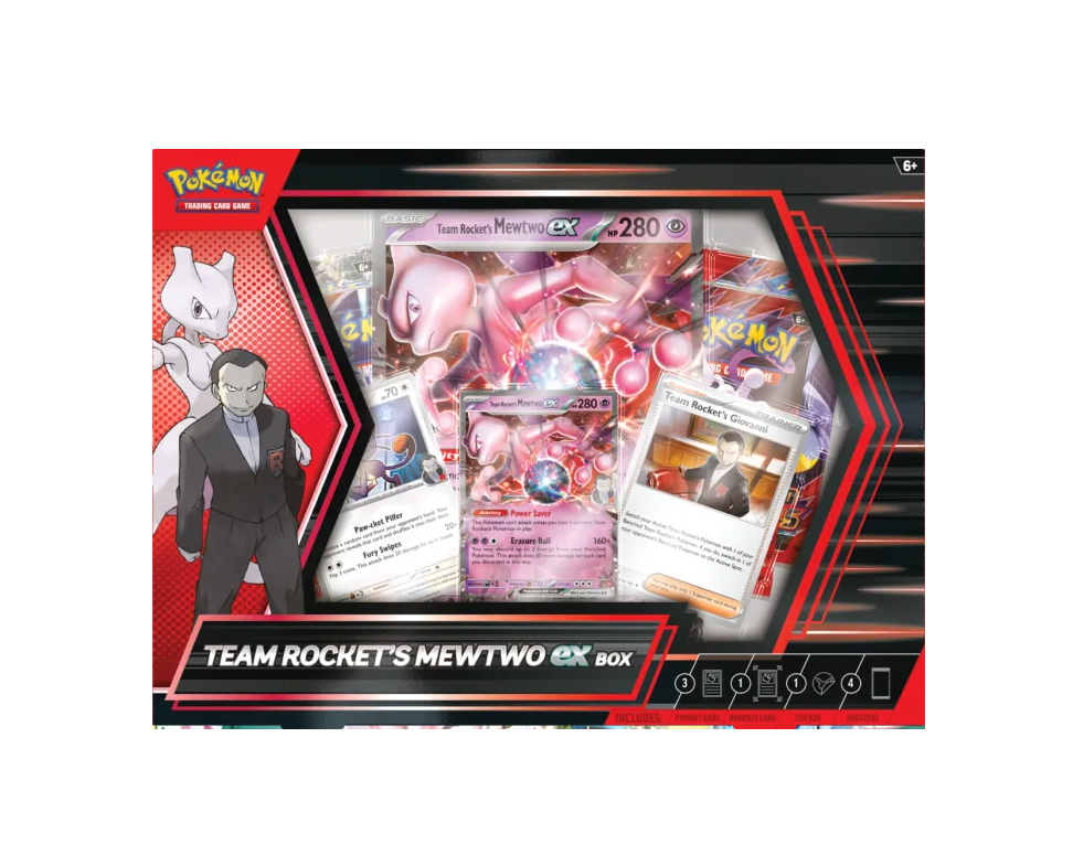 Pokémon TCG: Team Rocket's Mewtwo ex Box